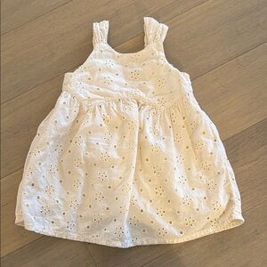 Baby girl Cream Eyelet Sundress